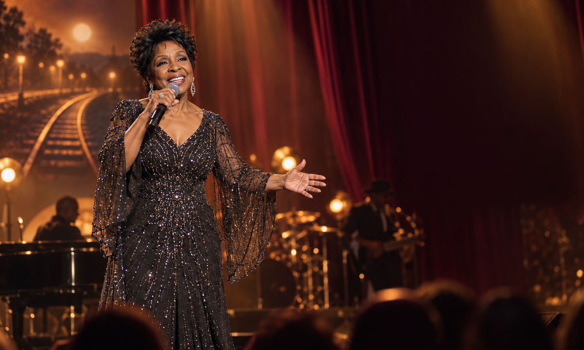 Gladys Knight performing live on stage
